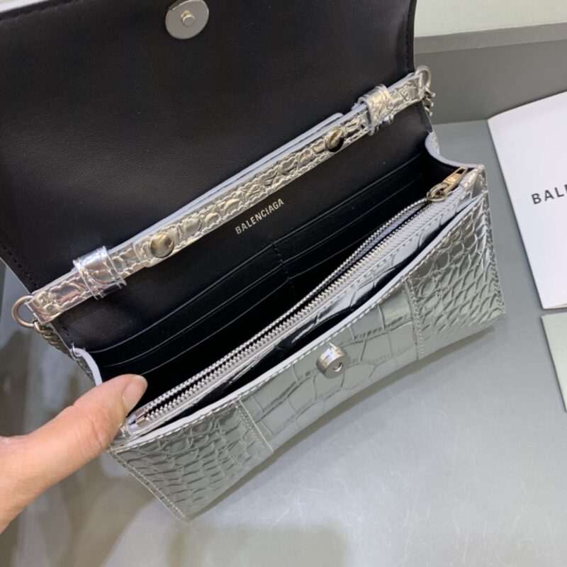 Balenciaga Hourglass Wallet On Chain-19*4*12CM - Image 6