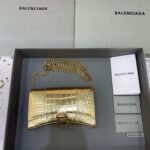 Balenciaga Hourglass Wallet On Chain-19*4*12CM