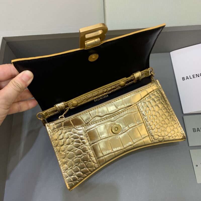 Balenciaga Hourglass Wallet On Chain-19*4*12CM - Image 5