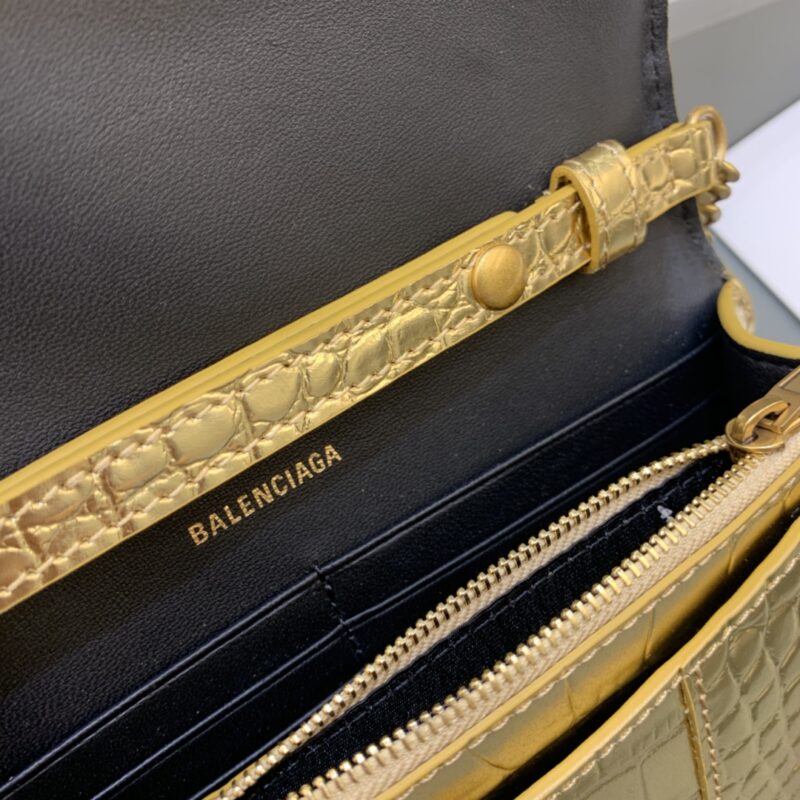 Balenciaga Hourglass Wallet On Chain-19*4*12CM - Image 8