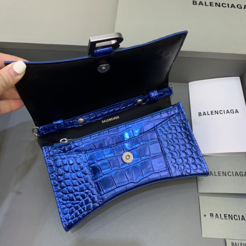 Balenciaga Hourglass Wallet On Chain-19*4*12CM - Image 5