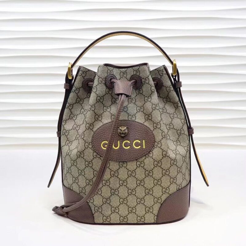 Gucci GG Supreme Bucket-20*22*14CM - Image 5
