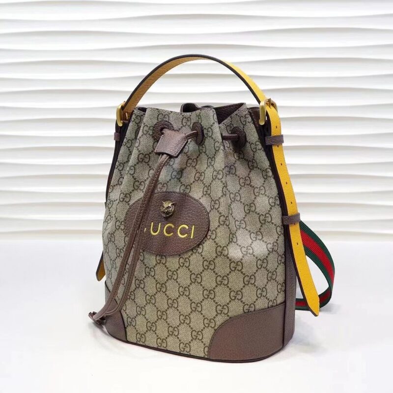 Gucci GG Supreme Bucket-20*22*14CM - Image 6