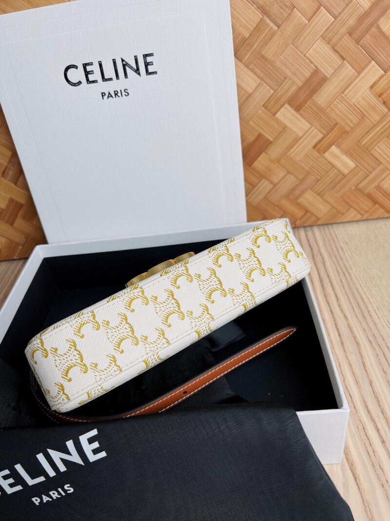 Celina Cuir Vinatge Triomphe Bag-21*13*5CM - Image 3