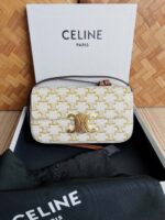 Celina Cuir Vinatge Triomphe Bag-21*13*5CM - Image 2