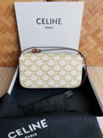 Celina Cuir Vinatge Triomphe Bag-21*13*5CM
