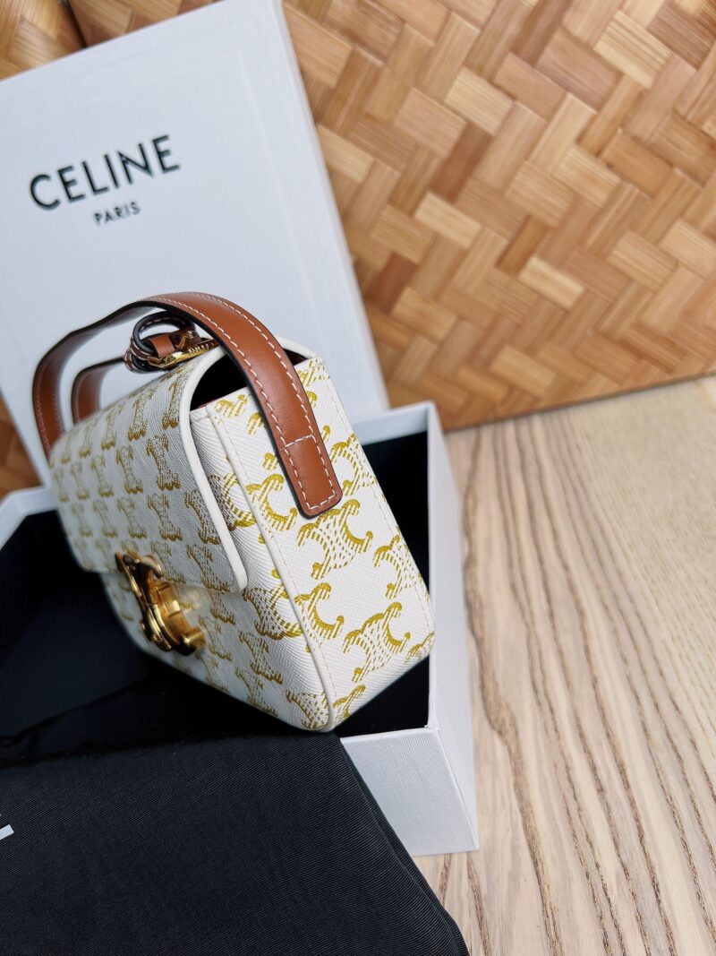 Celina Cuir Vinatge Triomphe Bag-21*13*5CM - Image 4