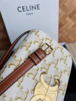 Celina Cuir Vinatge Triomphe Bag-21*13*5CM - Image 6