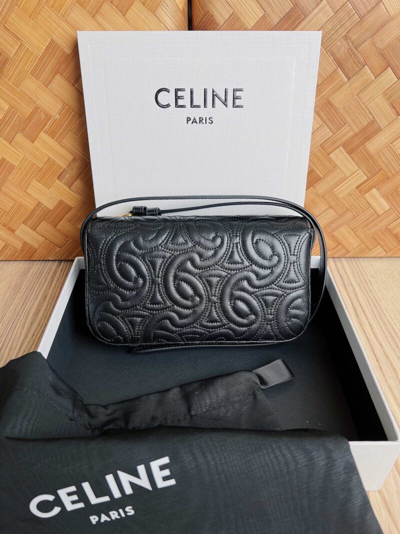 Celina Quilted LambTriomphe Bag-20 X 10 X 4CM - Image 3