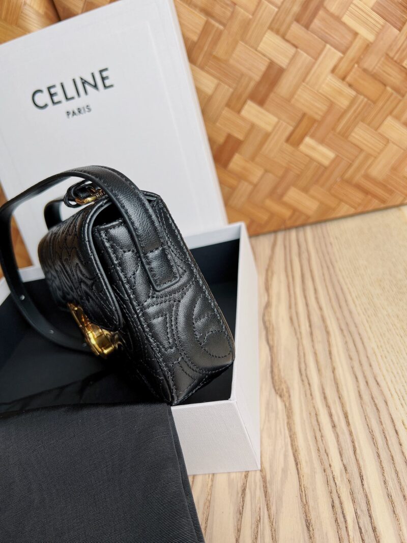Celina Quilted LambTriomphe Bag-20 X 10 X 4CM - Image 4