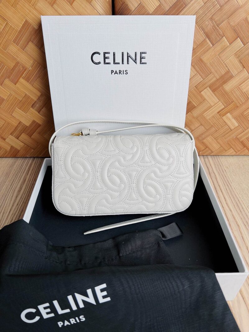 Celina Quilted LambTriomphe Bag-20 X 10 X 4CM - Image 2