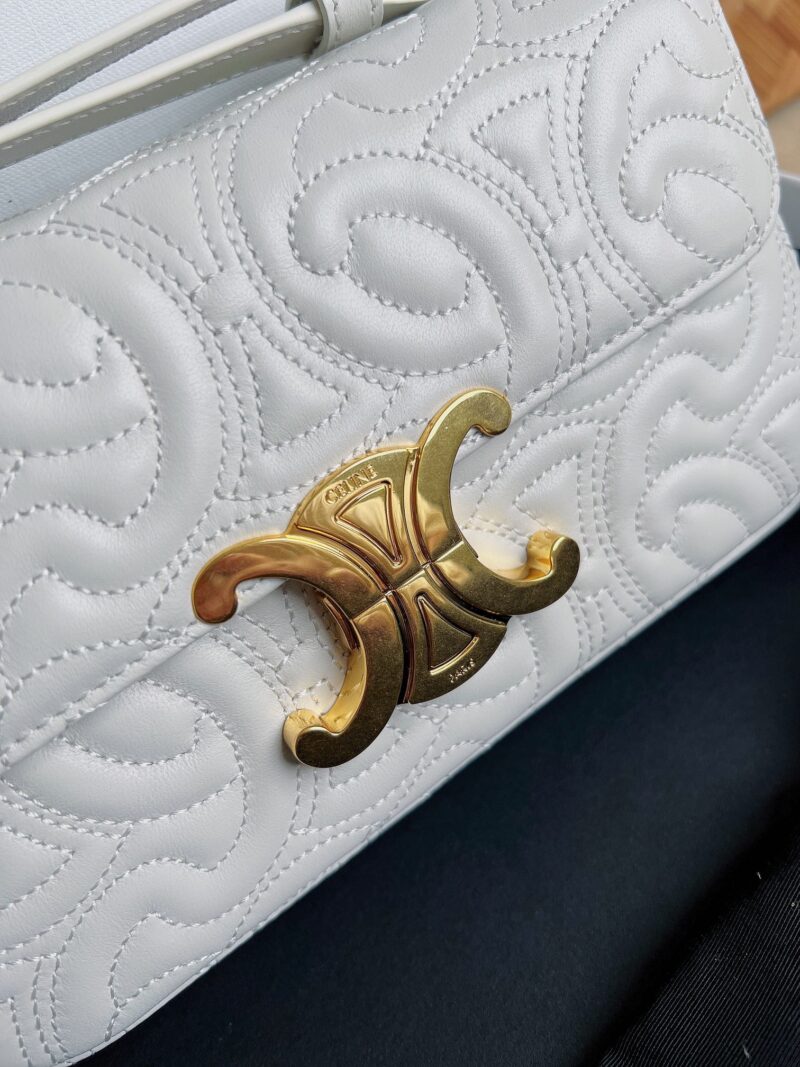 Celina Quilted LambTriomphe Bag-20 X 10 X 4CM - Image 4