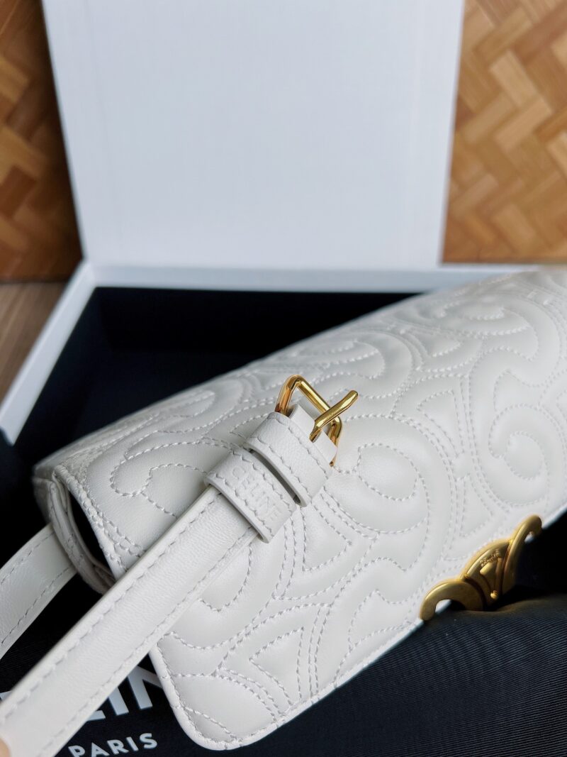 Celina Quilted LambTriomphe Bag-20 X 10 X 4CM - Image 5