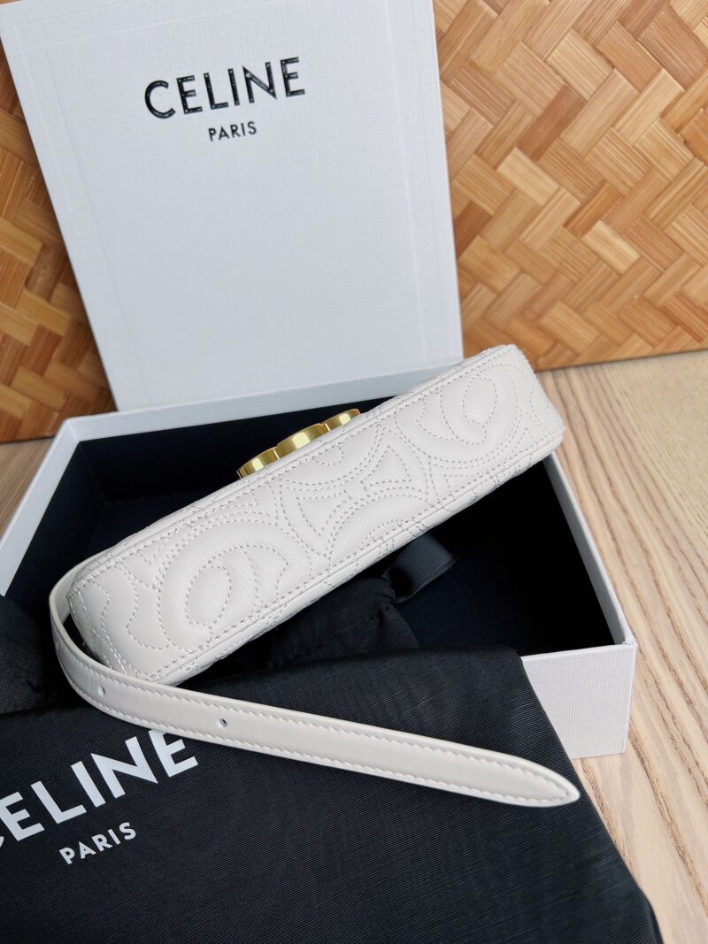 Celina Quilted LambTriomphe Bag-20 X 10 X 4CM - Image 9