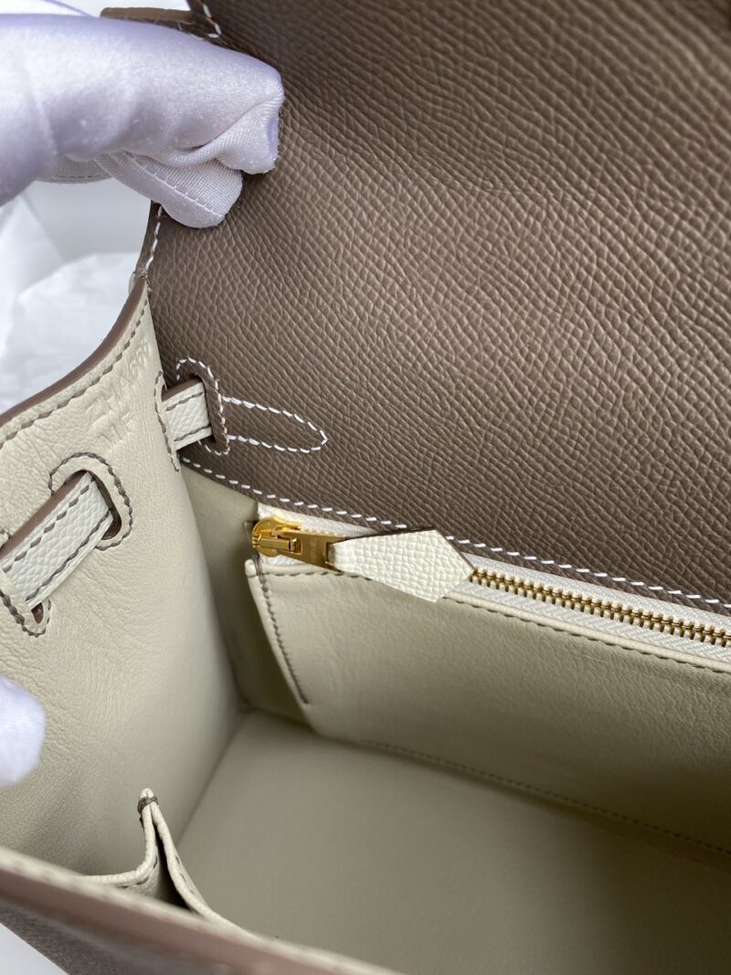 Hermes Kelly-Epsom Leather-25CM - Image 8
