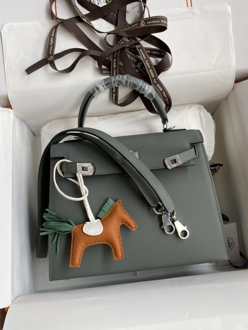 Hermes Kelly-Epsom Leather-25CM - Image 9