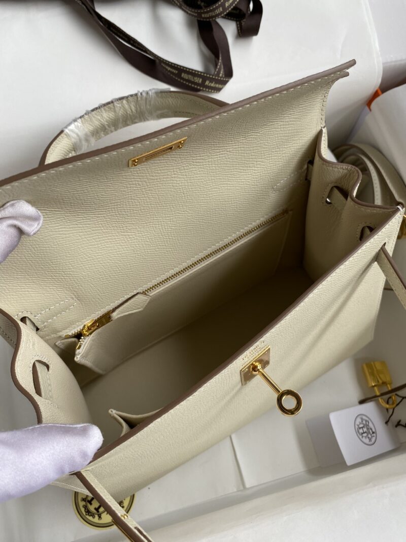 Hermes Kelly-Epsom Leather-25CM - Image 8
