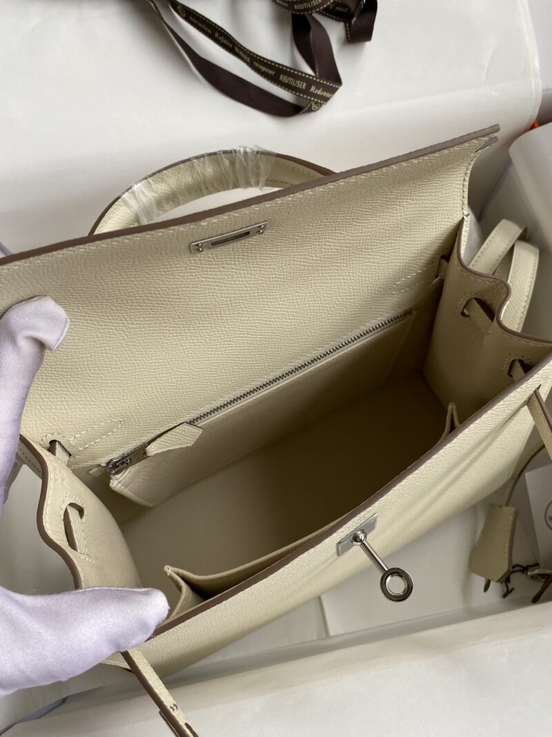 Hermes Kelly-Epsom Leather-25CM - Image 7