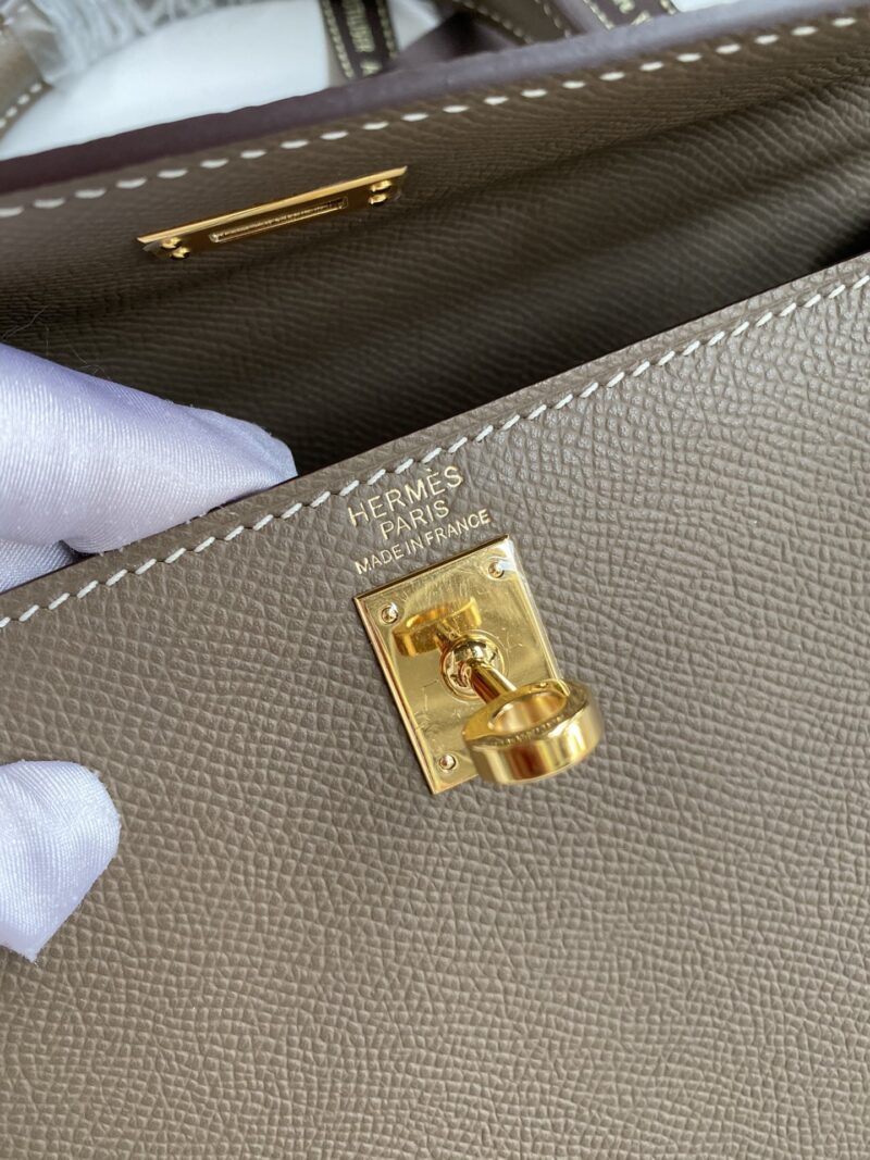 Hermes Kelly-Epsom Leather-25CM - Image 7