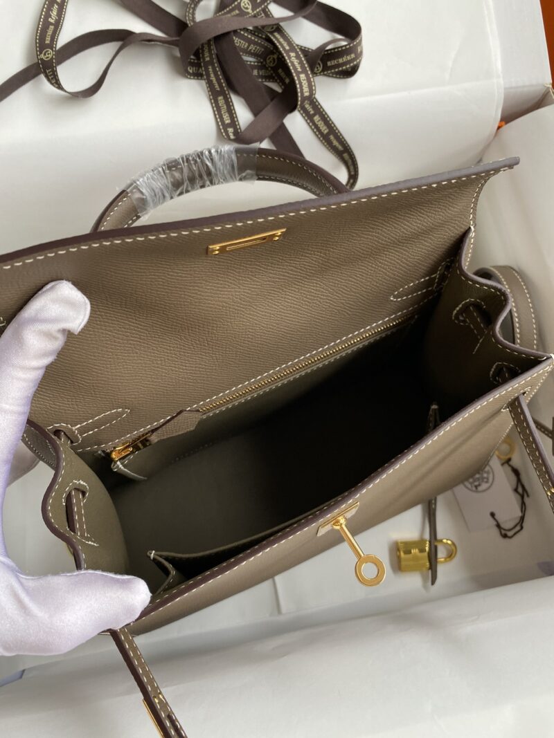 Hermes Kelly-Epsom Leather-25CM - Image 9