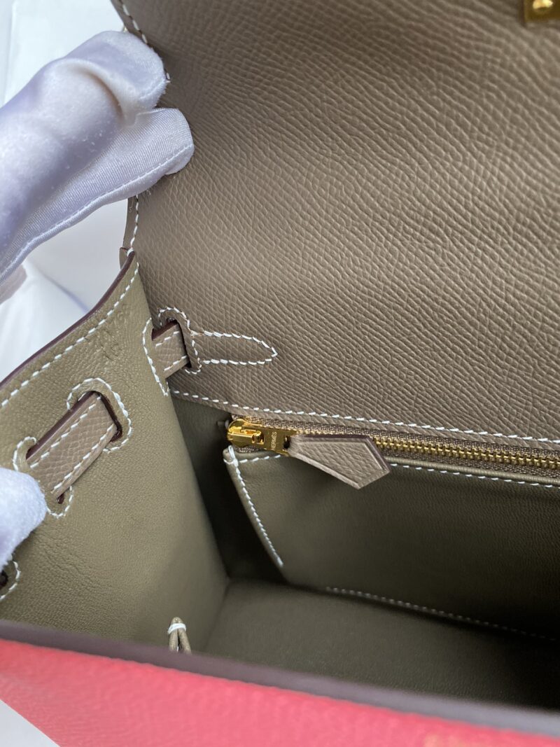 Hermes Kelly-Epsom Leather-25CM - Image 8
