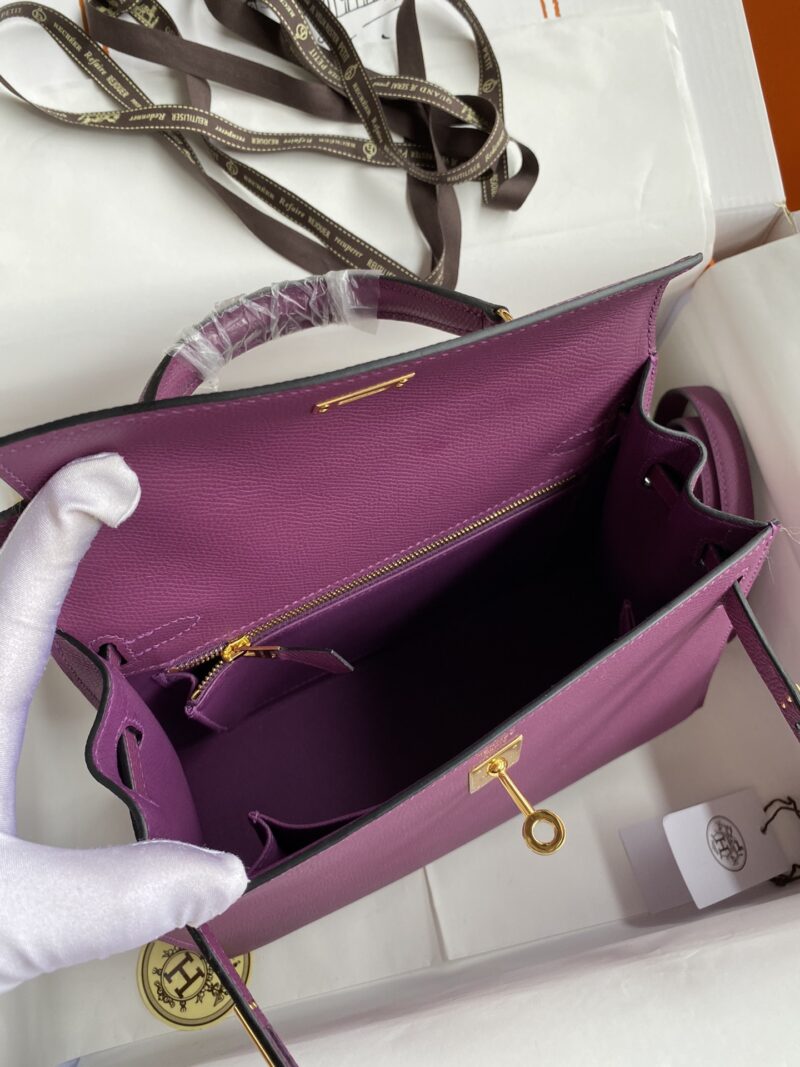 Hermes Kelly-Epsom Leather-25CM - Image 9