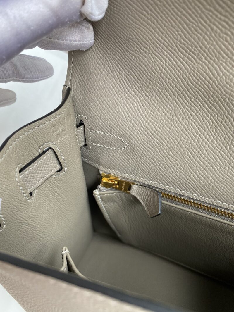 Hermes Kelly-Epsom Leather-25CM - Image 8