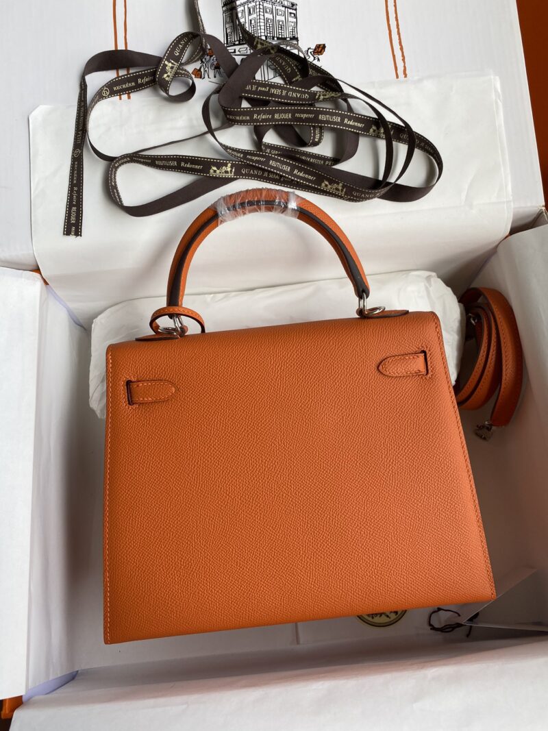 Hermes Kelly-Epsom Leather-25CM - Image 6