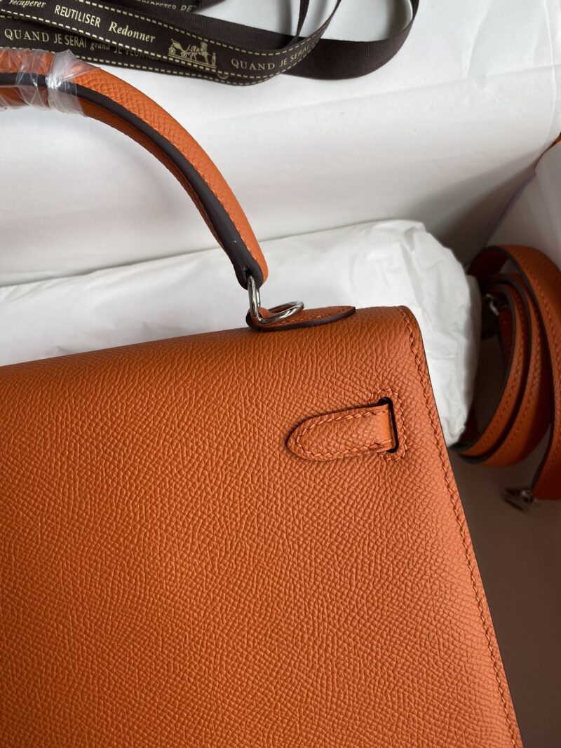 Hermes Kelly-Epsom Leather-25CM - Image 8