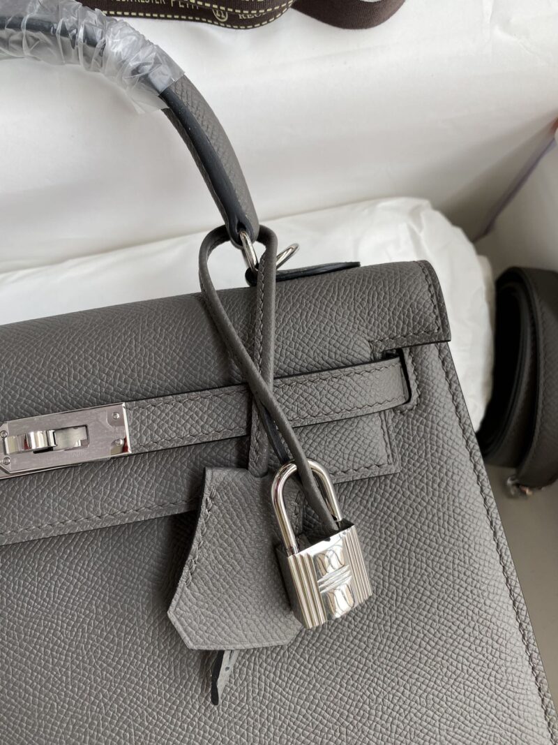Hermes Kelly-Epsom Leather-25CM - Image 4