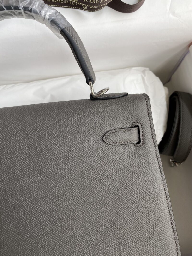 Hermes Kelly-Epsom Leather-25CM - Image 5