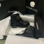 Ch@nel Boots 2021SS-Lambskin Leather