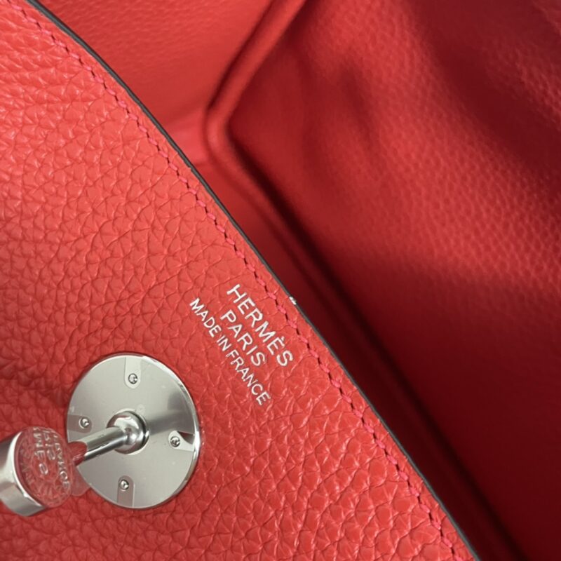 Hermes Lindy-TC Leather-26&30CM - Image 9