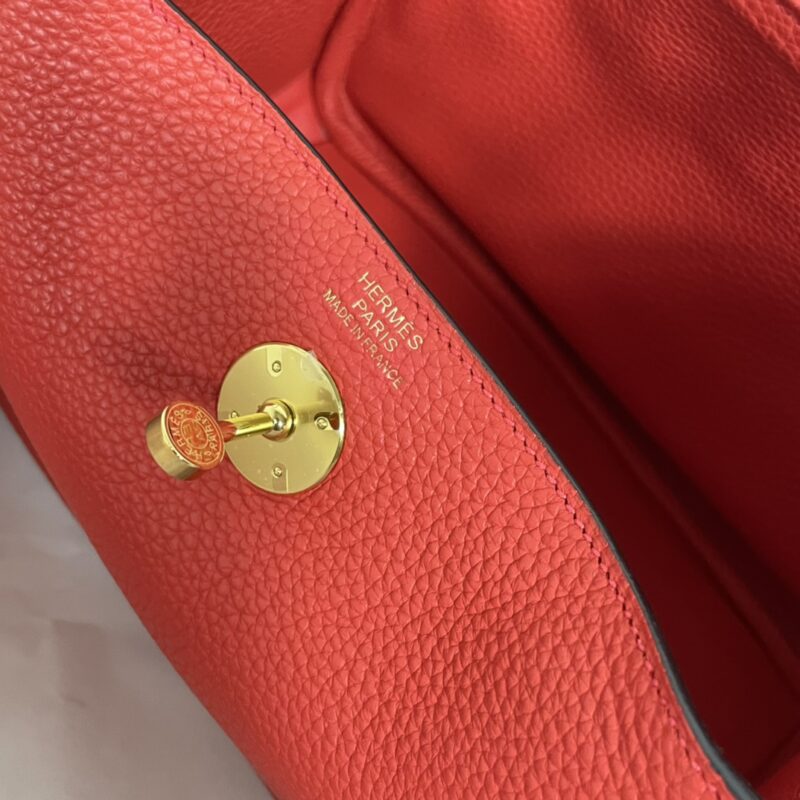 Hermes Lindy-TC Leather-26&30CM - Image 9