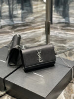 YSL Kate In Grain De Pouder Embossed Leather-20x13.5x5.5CM - Image 2