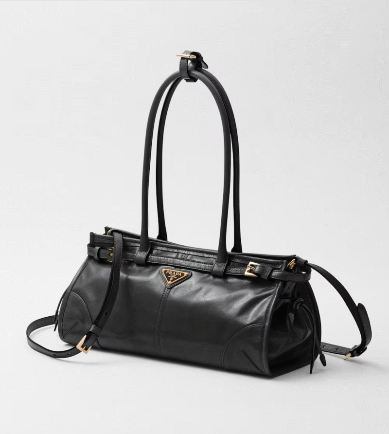 PRADA BONNIE MEDIUM LEATHER HANDBAG - Image 4