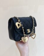 Ch@nel Flap Bag-12*19*7CM - Image 3