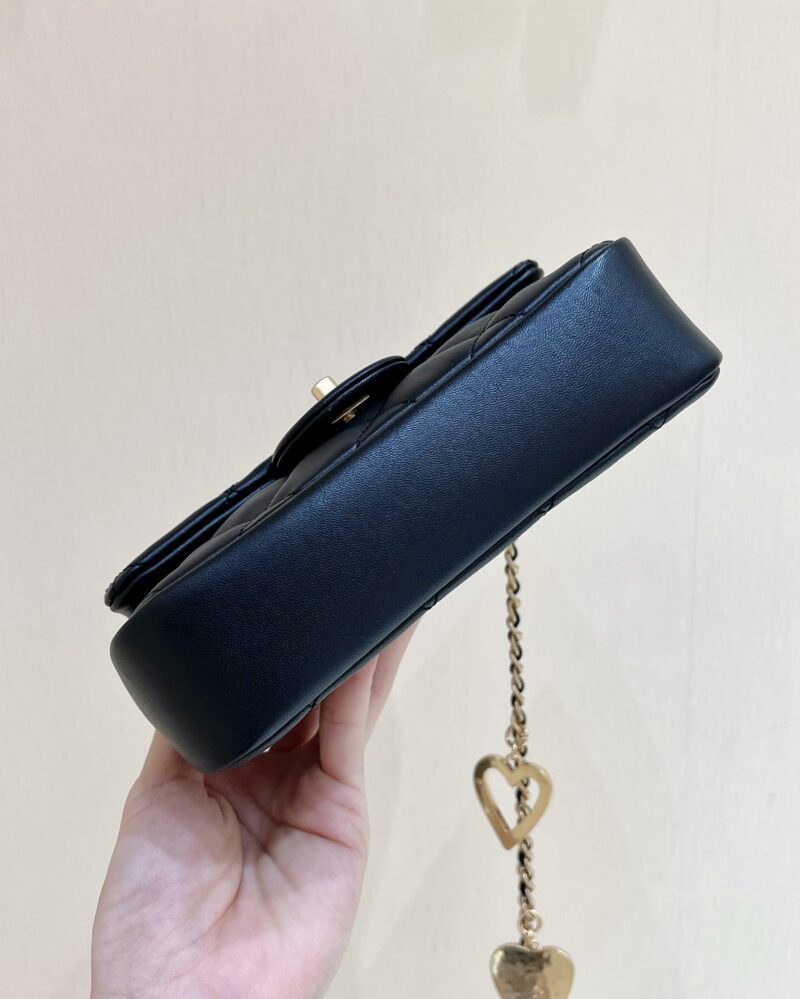 Ch@nel Flap Bag-12*19*7CM - Image 4