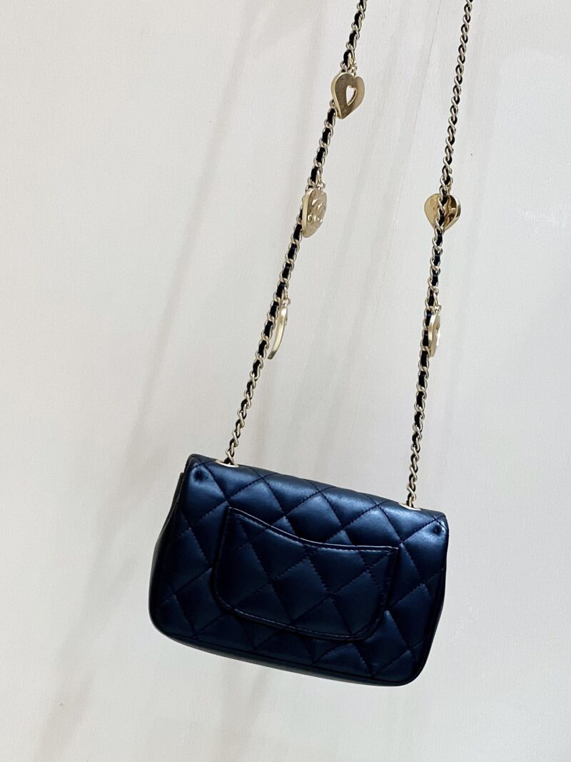 Ch@nel Flap Bag-12*19*7CM - Image 8