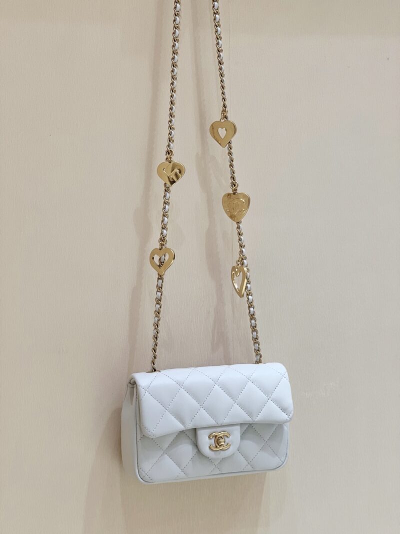 Ch@nel Flap Bag-12*19*7CM - Image 6