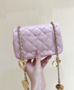 Ch@nel Flap Bag-12*19*7CM - Image 3