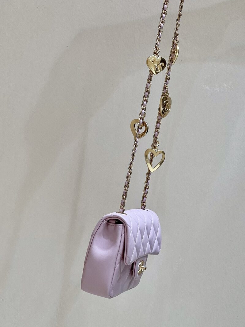 Ch@nel Flap Bag-12*19*7CM - Image 11