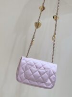 Ch@nel Flap Bag-12*19*7CM - Image 7
