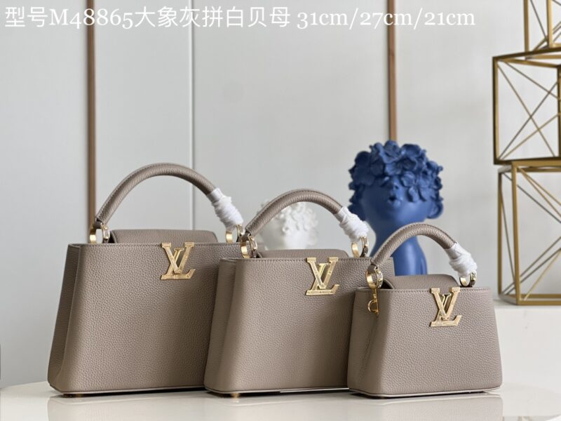 Louis Vuitton Capucines Handlebag - Image 3