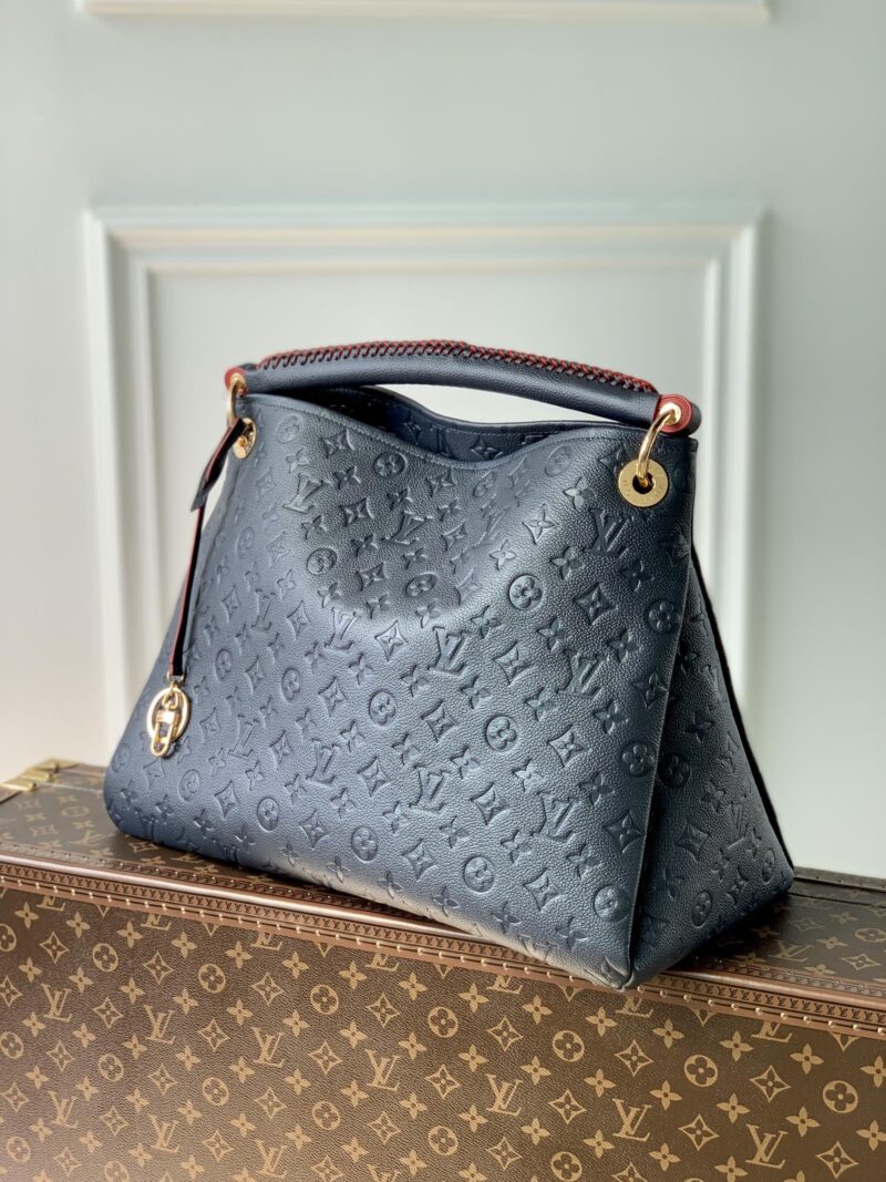 Louis Vuitton Artsy HandBag-Navy Blue-47*32*22CM - Image 3