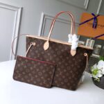 Louis Vuitton Neverfull MM (Rose red Inside) -32*29*17CM