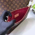 Louis Vuitton Neverfull MM (Rose red Inside) -32*29*17CM - Image 4