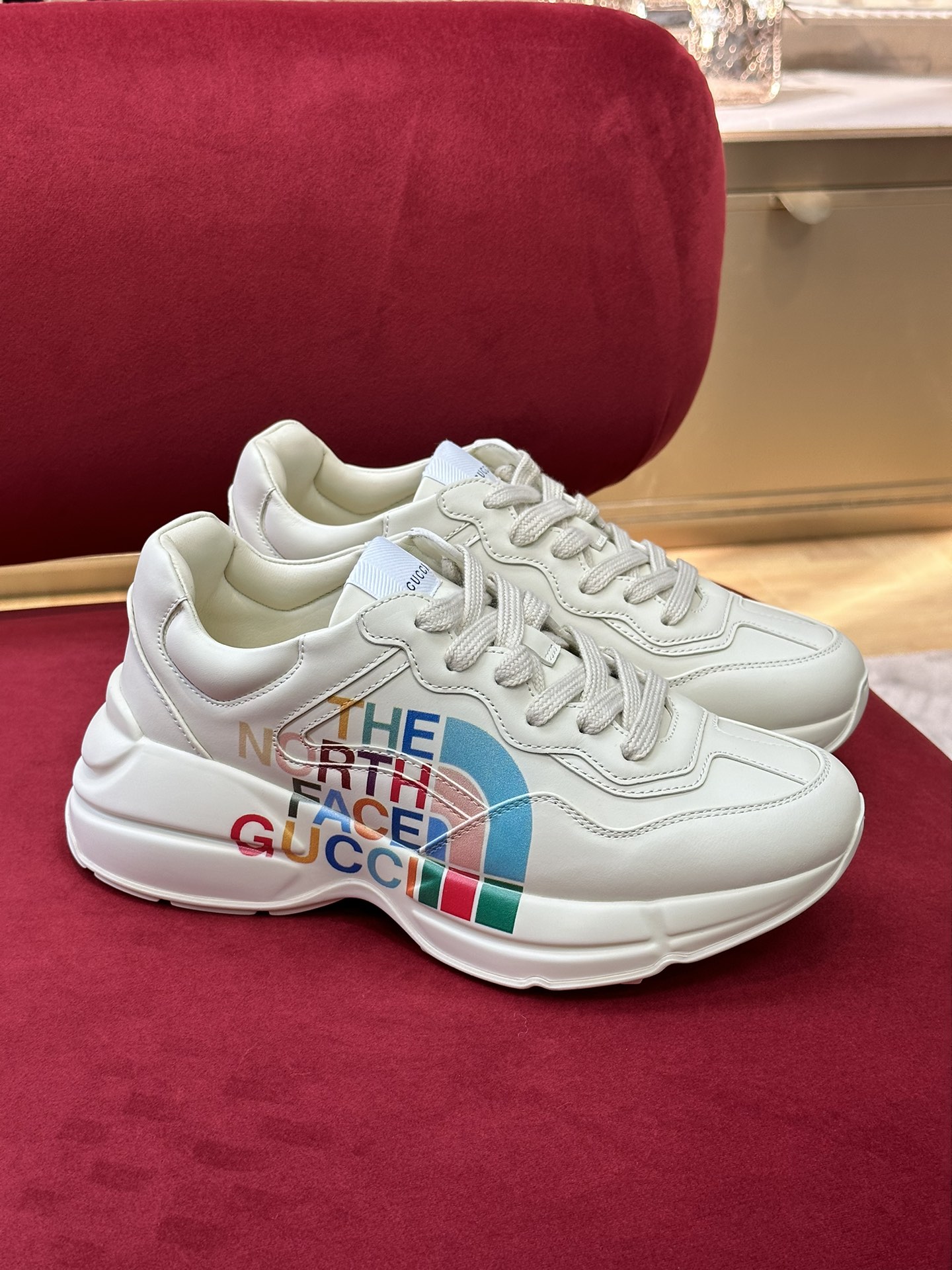 no43543534543ce_1_.jpg Gucci&North faceSneakers - Image 1