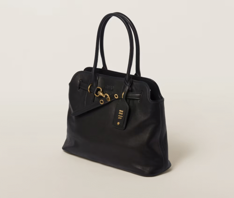 MIU MIU AVENTURE NAPPA LEATHER BAG - Image 3