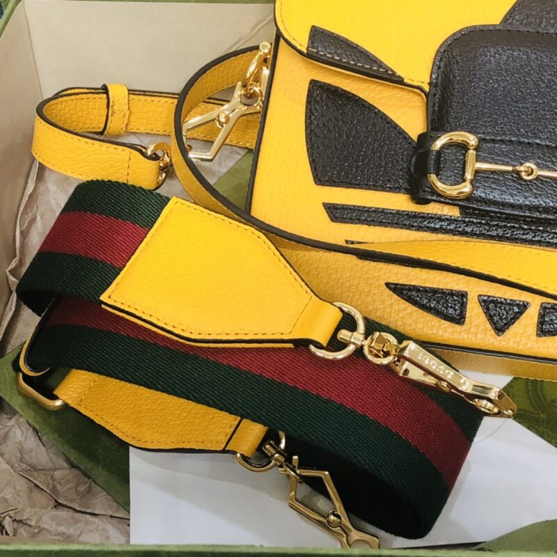 Adidasx Gucci 1955 Horsebit Shoulder Bag-20.6*14.4*5.1CM - Image 3